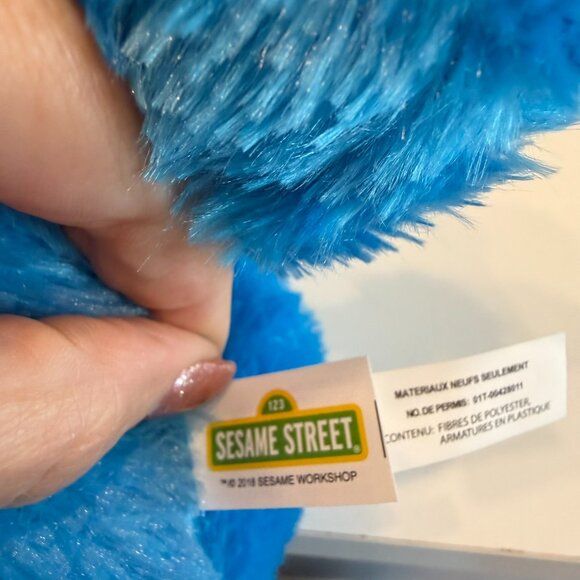 SESAME STREET Cookie Monster‎ Large 21” Plush Toy (BRAND-NEW W/TAGS) - Picture 5 of 7